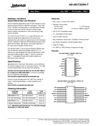 Datasheet HS1-26CT32RH производства Intersil