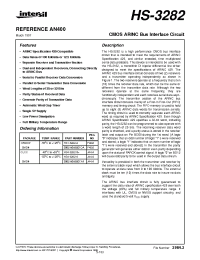 Datasheet HS1-3282-8 manufacturer Intersil