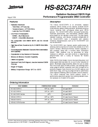 Datasheet HS1-82C37ARH-Q manufacturer Intersil