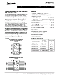 Datasheet HS-6254RH manufacturer Intersil