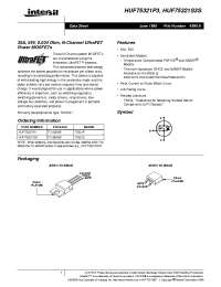 Datasheet HUF75321P3 manufacturer Intersil