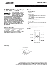 Datasheet HUF76132SK8 manufacturer Intersil