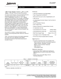 Datasheet ICL3237IAZ manufacturer Intersil