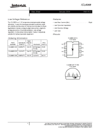 Datasheet ICL8069DMSQ manufacturer Intersil