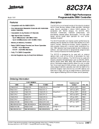 Datasheet IS82C37A manufacturer Intersil