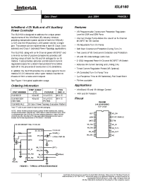 Datasheet ISL6160IB-T manufacturer Intersil