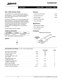 Datasheet RURG30120 manufacturer Intersil