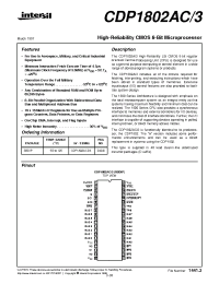 Datasheet SBDIP manufacturer Intersil