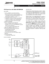 Datasheet X5648P manufacturer Intersil