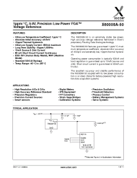 Datasheet X60008AIS8-50T1 manufacturer Intersil