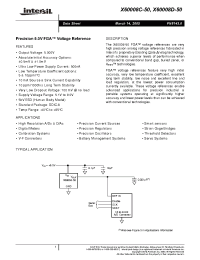 Datasheet X60008C-50 manufacturer Intersil