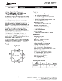 Datasheet X80120Q20I manufacturer Intersil