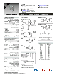 Datasheet 3296X-1-100LF производства Int Power Sources