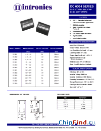 Datasheet DC600-i производства Intronics