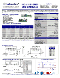 Datasheet S15-5S3.3 manufacturer Intronics