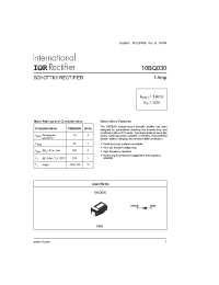 Datasheet 10BQ030PbF manufacturer IRF