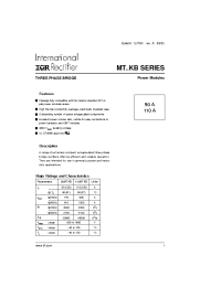 Datasheet 110MT140K manufacturer IRF