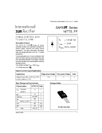 Datasheet 16TTS_FP manufacturer IRF