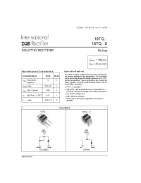 Datasheet 18TQ035 manufacturer IRF