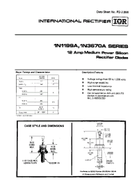 Datasheet 1N1201A manufacturer IRF