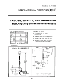 Datasheet 1N3085 manufacturer IRF
