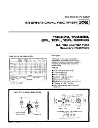 Datasheet 1N3881 manufacturer IRF