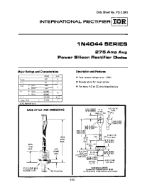 Datasheet 1N4046 manufacturer IRF