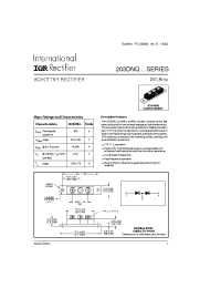 Datasheet 203DNQ080 manufacturer IRF