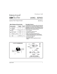 Datasheet 240NQ manufacturer IRF