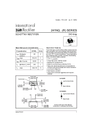 Datasheet 241NQ045R manufacturer IRF