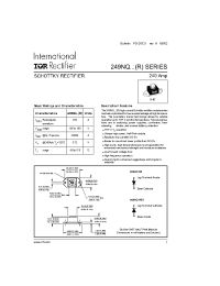 Datasheet 249NQ135 manufacturer IRF