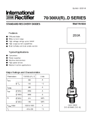 Datasheet 300UF160APD manufacturer IRF