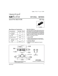 Datasheet 301CNQ manufacturer IRF