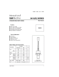 Datasheet 309UA250 manufacturer IRF