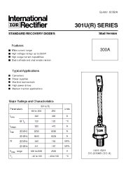 Datasheet 309UA250P4 manufacturer IRF