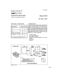 Datasheet 30LJQ150 manufacturer IRF