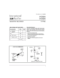 Datasheet 31DQ06 manufacturer IRF