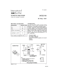 Datasheet 35GQ150 manufacturer IRF