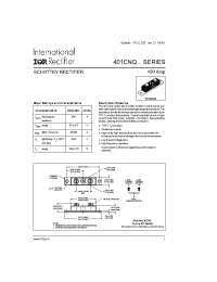 Datasheet 401CNQ manufacturer IRF