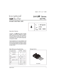 Datasheet 40TPS12 manufacturer IRF