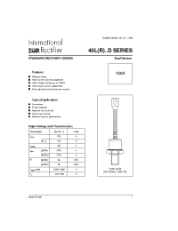 Datasheet 48LFR120D manufacturer IRF