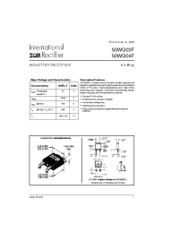 Datasheet 50WQ04F manufacturer IRF