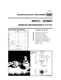 Datasheet 60HFU-600 manufacturer IRF