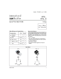 Datasheet 6TQ035 manufacturer IRF
