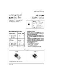 Datasheet 85EPF06 manufacturer IRF