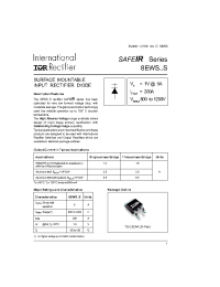 Datasheet 8EWS12S manufacturer IRF