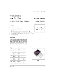Datasheet 8GBU02 manufacturer IRF