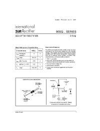 Datasheet 90SQ035TR manufacturer IRF