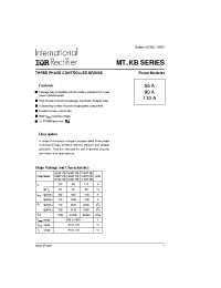 Datasheet 91MT160KB manufacturer IRF