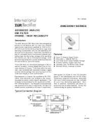 Datasheet AME270461W-CH manufacturer IRF
